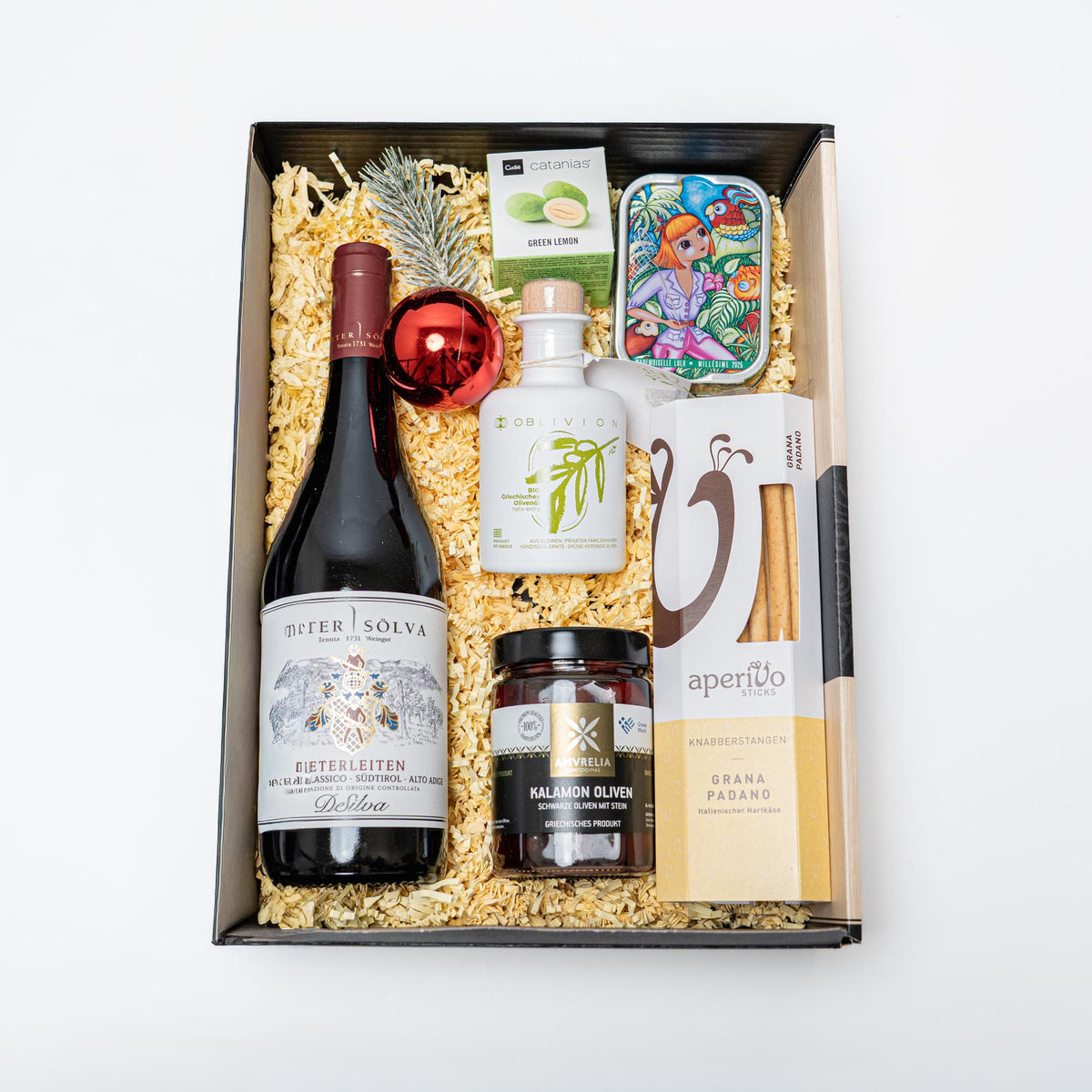 Südtiroler Rotwein & mediterrane Delikatessen