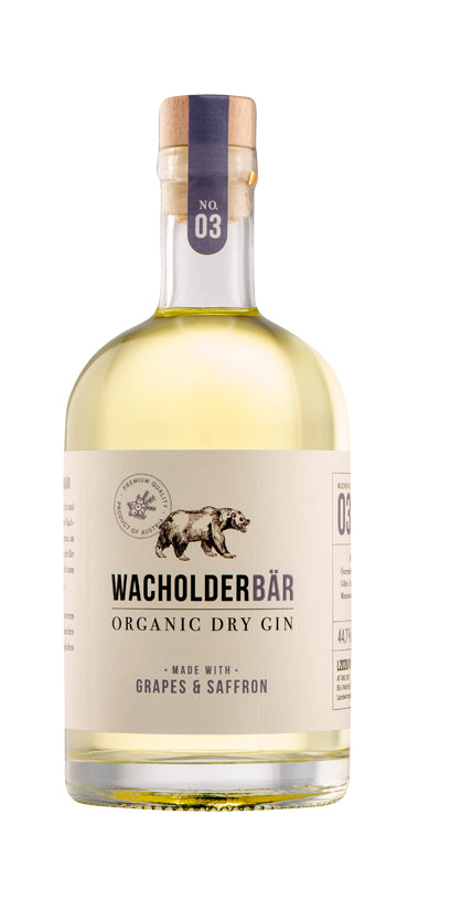 Wacholderbär Organic Dry Gin No.3 by Gölles Grapes & Saffron 0,5 L