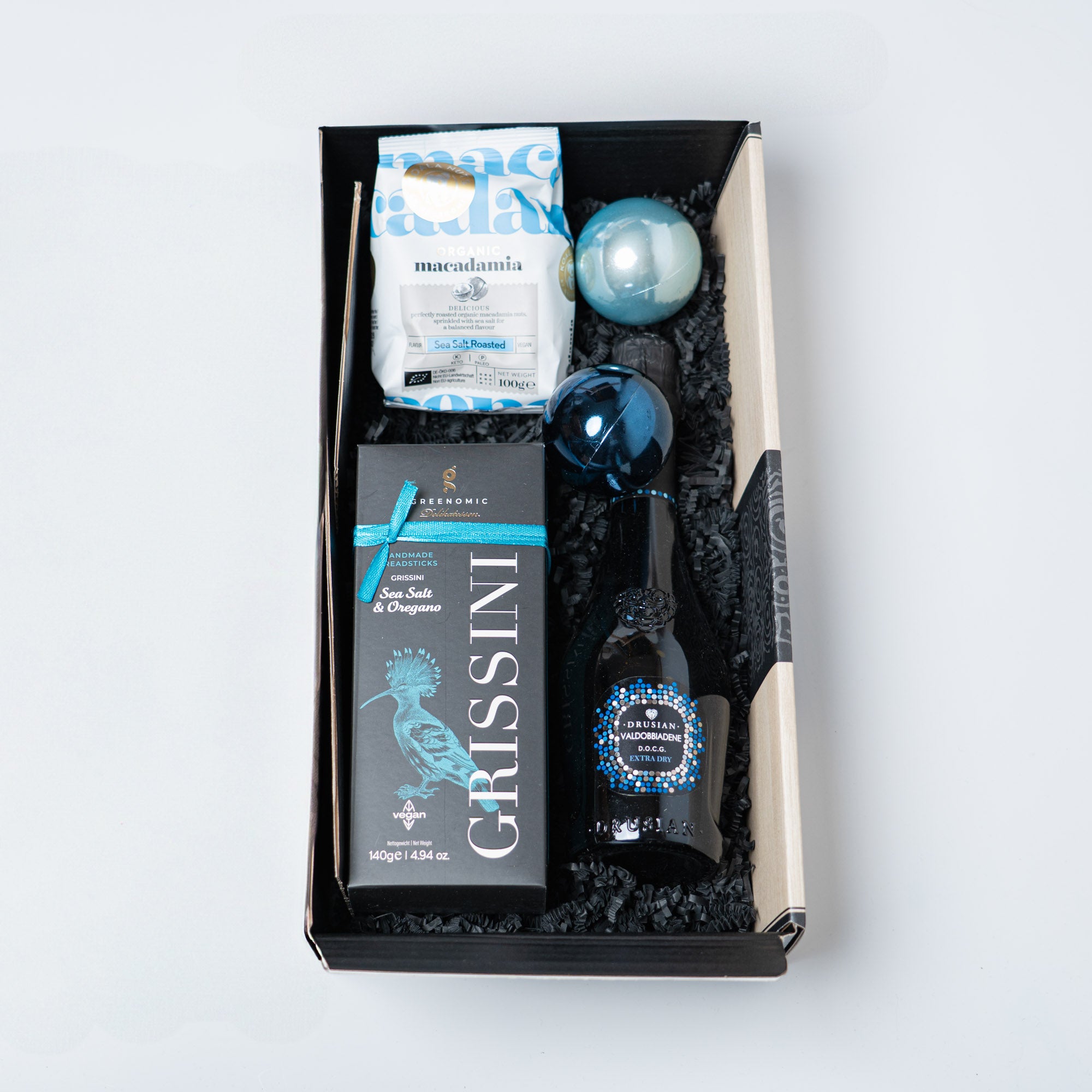 Blaue Prosecco-Freude