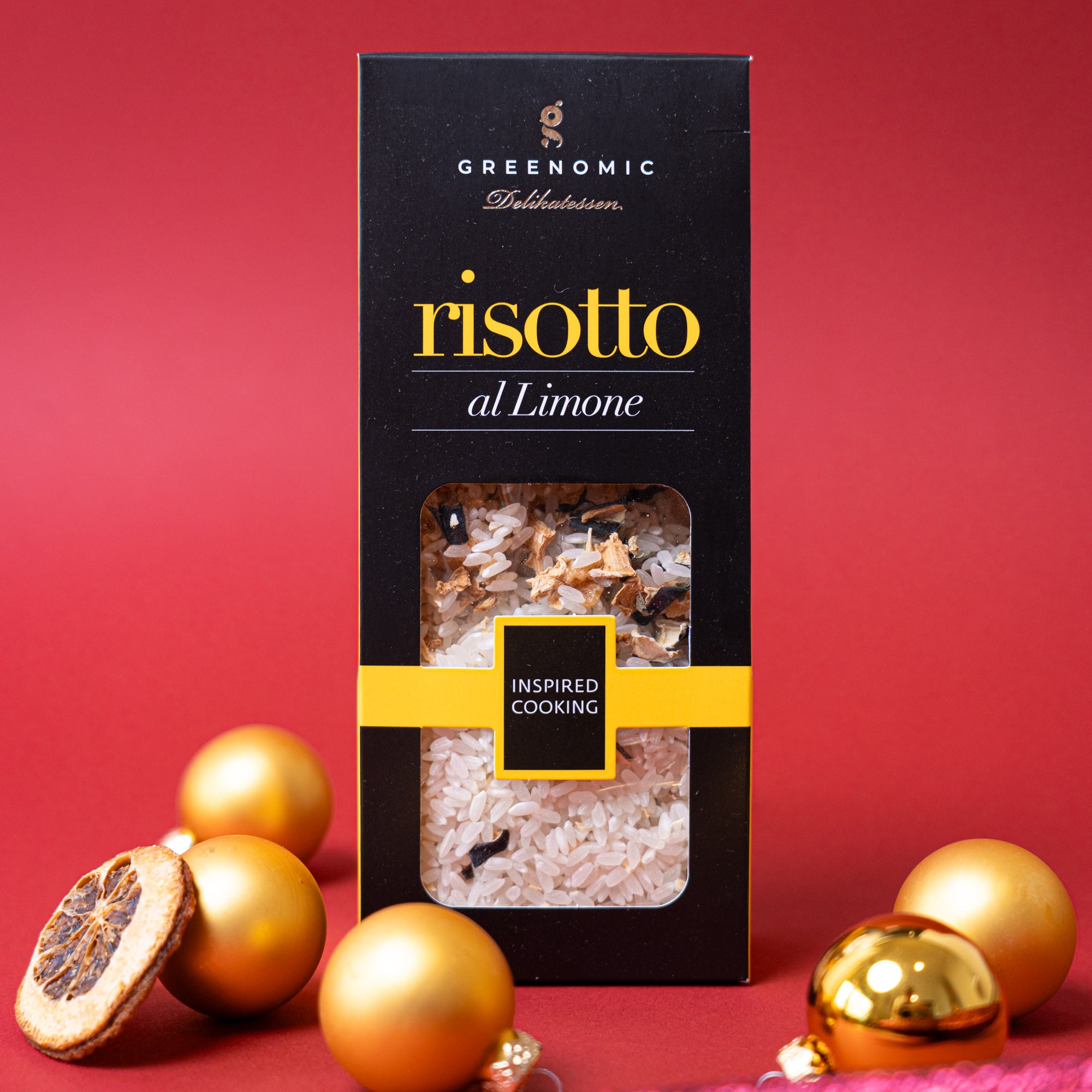 Goldener Proseccozauber mit Risotto