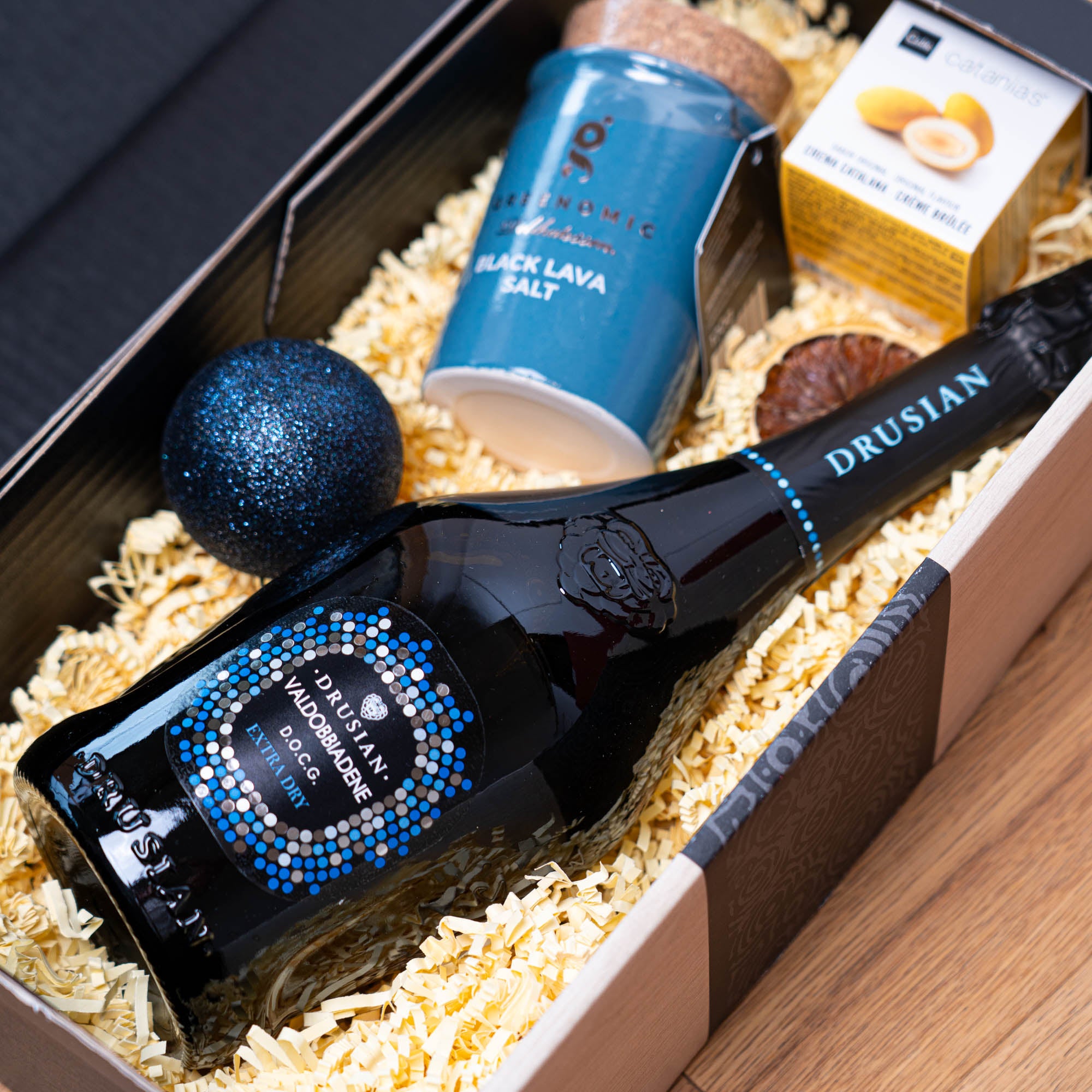 Prosecco-Freude am Heiligen Abend