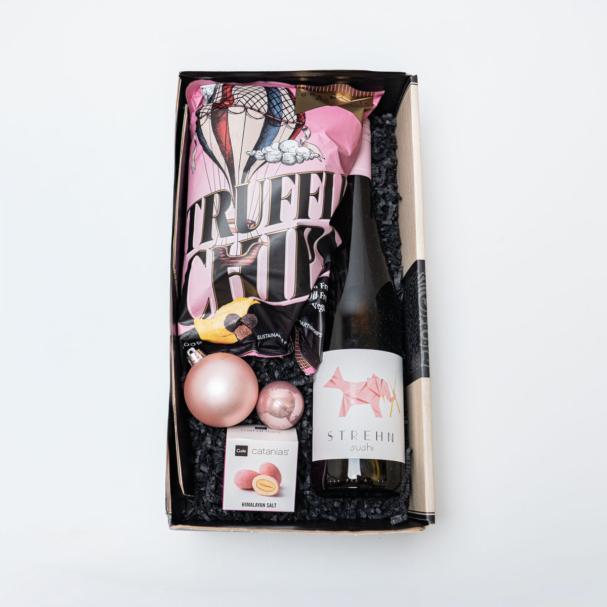 Sushi-Rosé mit Trüffelchips