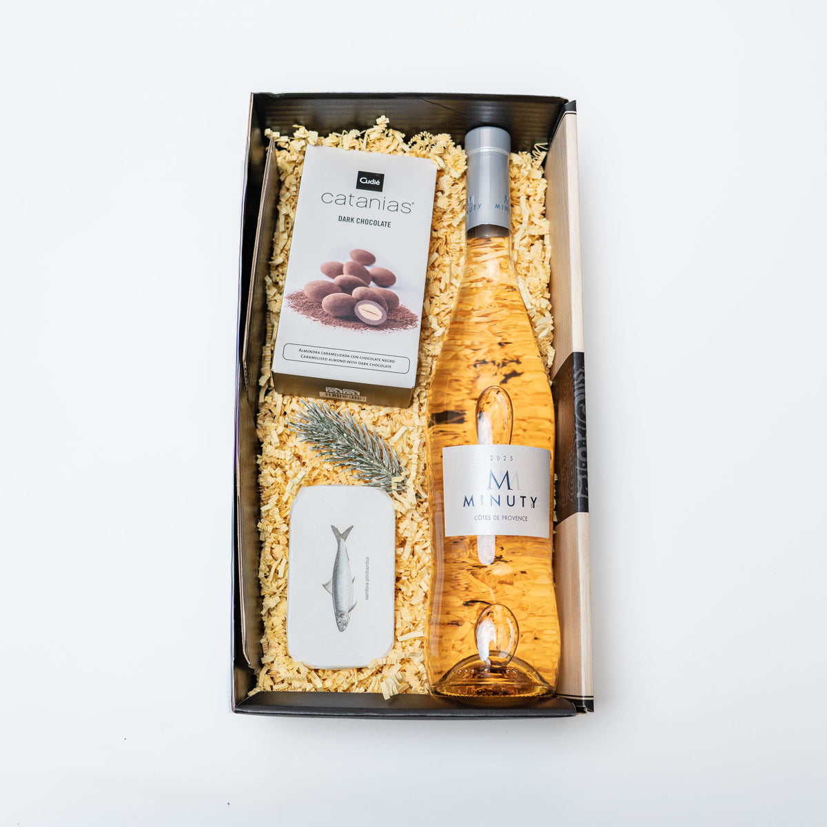 Provence-Rosé mit Sardine & Schokolade