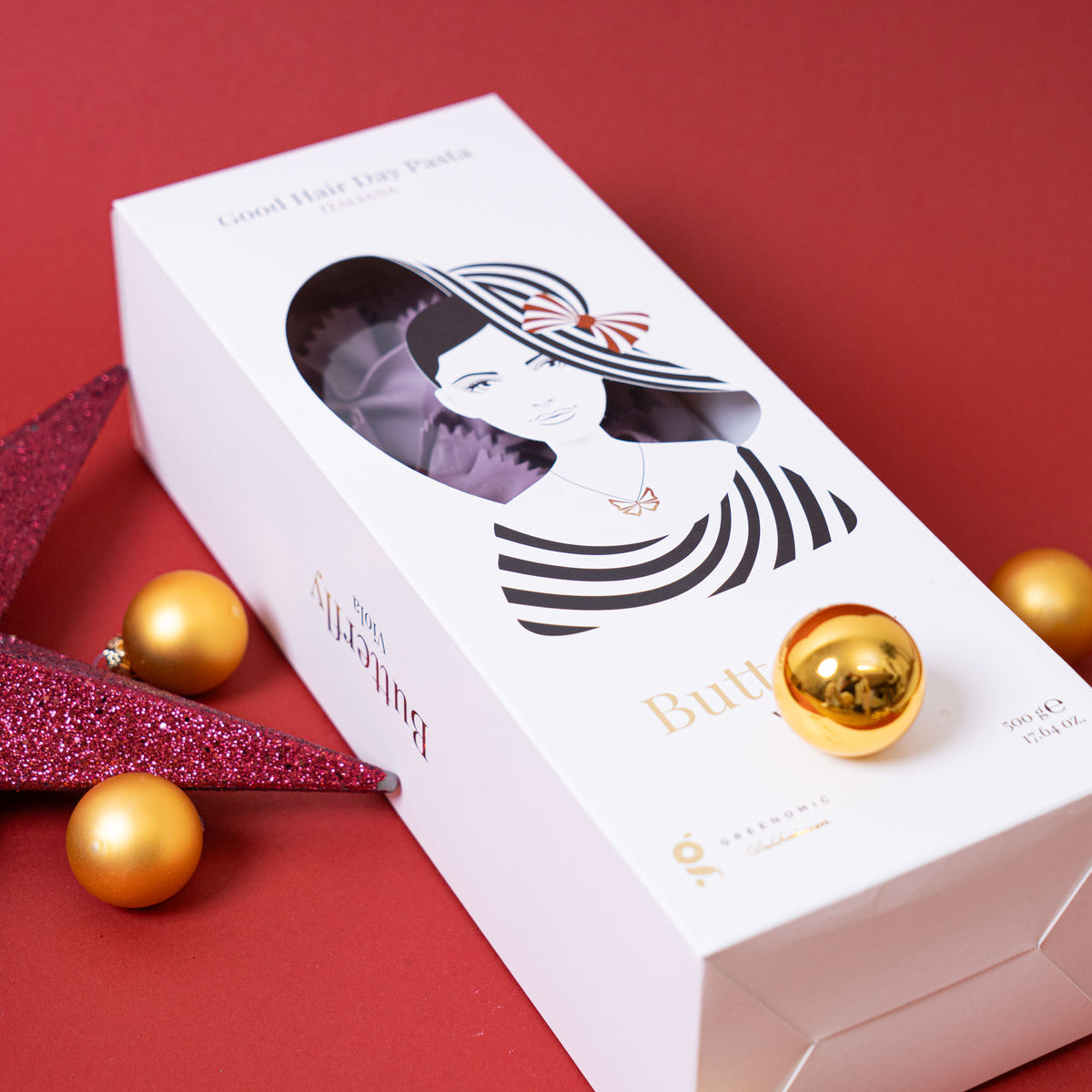 Good Hair Day Pasta „Butterfly Viola“ · Greenomic, Italien (500 g)