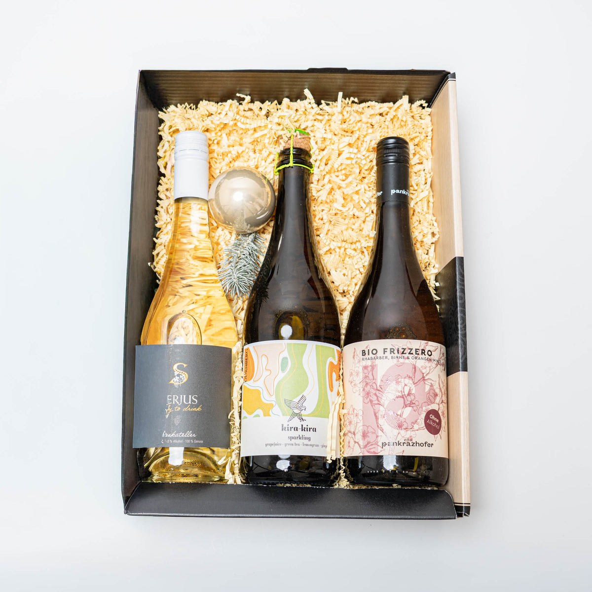 Dreifach alkoholfrei prickeln